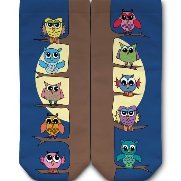 Penguin Owl Dog Polar Bear & Frog Socks - 5 Pairs with Different Designs - Picture 6 of 6